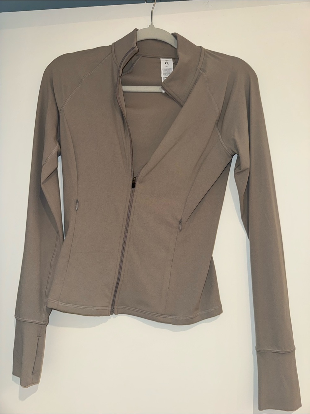 Oner active  Taupe Zip-Front Jacket